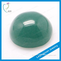 China Wholesale Cabochon Round Green Jade Stone For Jade Ring